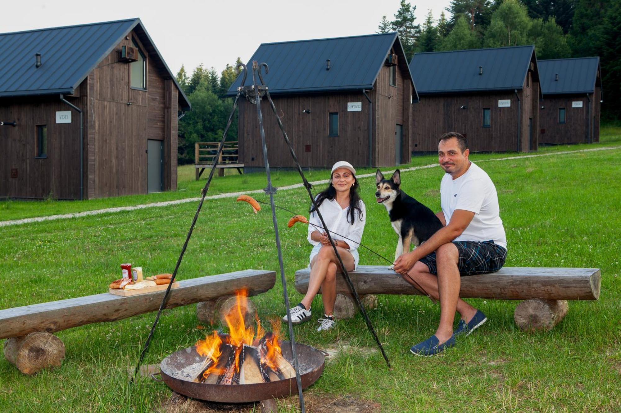 Polana Piorun Domki Wakacyjne W Beskidach Krynica Zdroj Buitenkant foto
